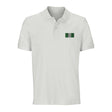 Polo drapeau nigeria brodé coton bio unisexe élégant