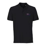 Polo drapeau nouvelle-zélande coton bio brodé unisexe