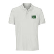 Polo drapeau pakistan brodé coton bio unisexe élégant
