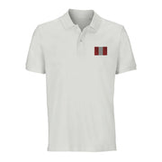 Polo drapeau pérou en coton bio brodé unisexe élégant
