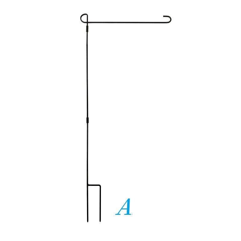 Porte-Drapeau de Jardin en Fer forgé Tiger Clip Fiche en cuir - Pixelforma