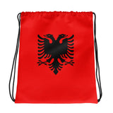 Sac à cordon albanie coton polyester style sportif léger
