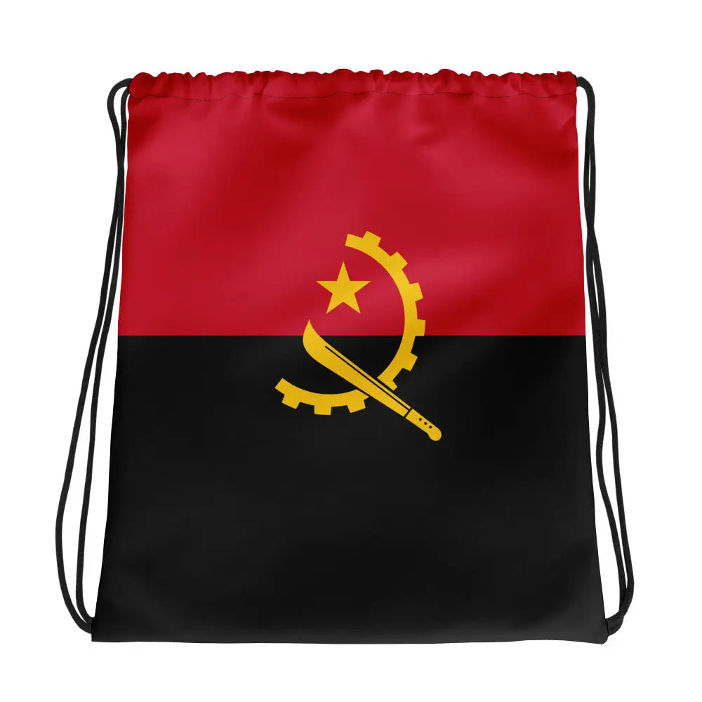 Sac à cordon drapeau angola coton polyester léger