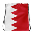 Sac à cordon drapeau bahreïn coton polyester léger