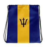 Sac à cordon drapeau barbade léger coton polyester