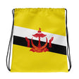 Sac à cordon drapeau brunei coton polyester léger