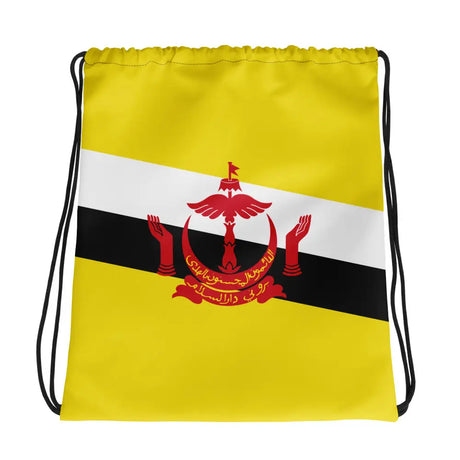 Sac à cordon drapeau brunei coton polyester léger