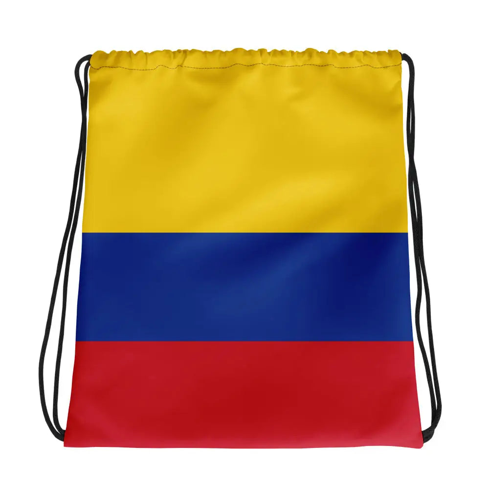 Sac à cordon drapeau colombie coton polyester léger