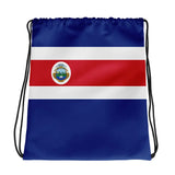 Sac à cordon drapeau costa rica coton polyester léger
