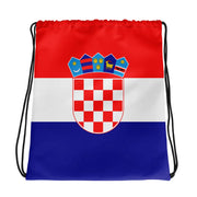 Sac à cordon drapeau croatie coton polyester léger