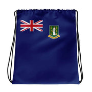 Sac à cordon drapeau îles vierges coton polyester léger