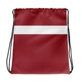 Sac à cordon drapeau lettonie coton polyester léger