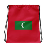 Sac à cordon drapeau maldives coton polyester léger