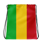 Sac à cordon drapeau mali coton polyester léger polyvalent