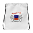 Sac à cordon drapeau mayotte coton polyester léger