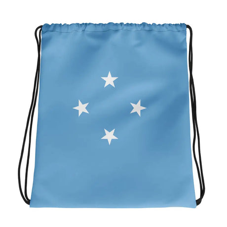 Sac à cordon drapeau micronésie coton polyester léger