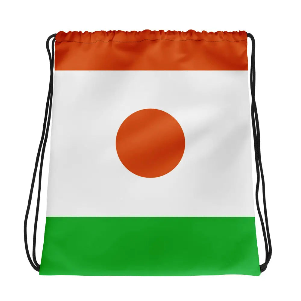 Sac à cordon drapeau niger coton polyester léger polyvalent