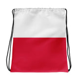Sac à cordon drapeau pologne coton polyester style sportif