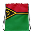 Sac à cordon drapeau vanuatu coton polyester léger