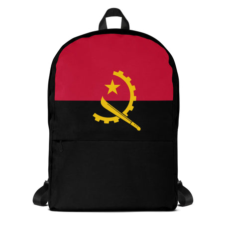 Sac à dos drapeau angola polyester fermeture éclair robuste
