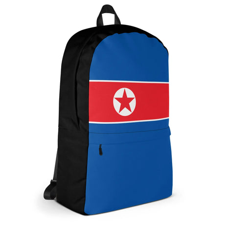 Sac à dos drapeau corée du nord polyester fermeture éclair