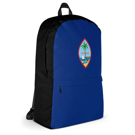 Sac à dos drapeau guam polyester léger fermeture éclair