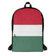 Sac à dos drapeau hongrie polyester fermeture éclair solide