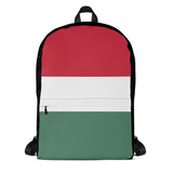 Sac à dos drapeau hongrie polyester fermeture éclair solide