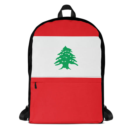 Sac à dos drapeau liban polyester résistant à l’eau
