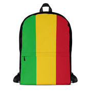 Sac à dos drapeau mali polyester léger résistant