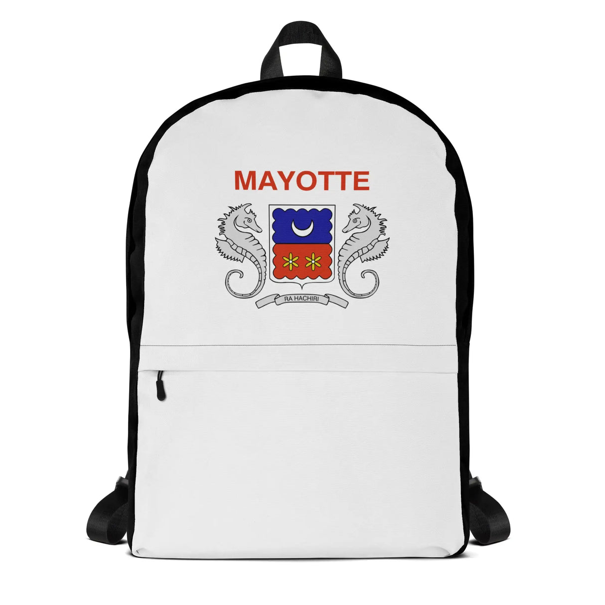 Sac à dos drapeau mayotte polyester léger résistant