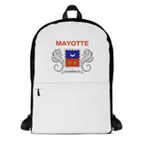 Sac à dos drapeau mayotte polyester léger résistant
