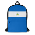 Sac à dos drapeau nicaragua polyester léger fermeture éclair