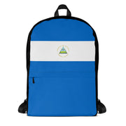 Sac à dos drapeau nicaragua polyester léger fermeture éclair