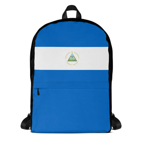 Sac à dos drapeau nicaragua polyester léger fermeture éclair