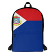 Sac à dos drapeau saint-martin polyester léger résistant