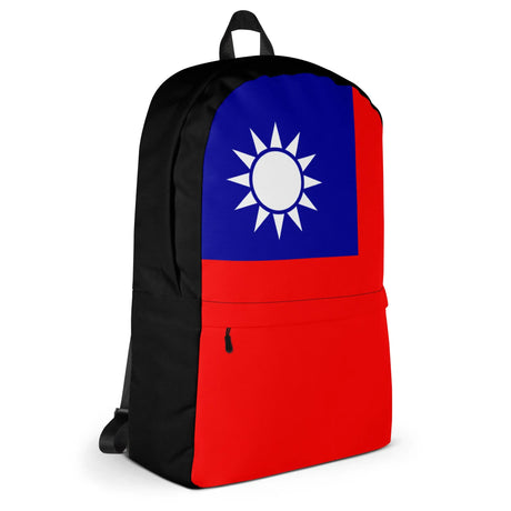 Sac à dos drapeau taïwan polyester pour activités sportives