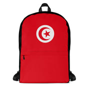Sac à dos drapeau tunisie polyester résistant à l’eau