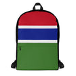 Sac à dos gambie polyester résistant fermeture éclair robuste