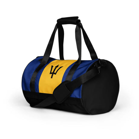 Sac de sport barbade en polyester aux couleurs patriotiques