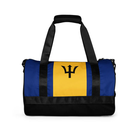 Sac de sport barbade en polyester aux couleurs patriotiques