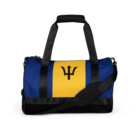 Sac de sport barbade en polyester aux couleurs patriotiques