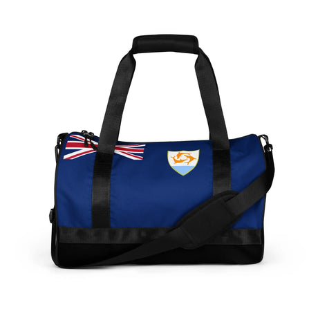 Sac de sport drapeau anguilla polyester tissu robuste