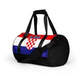 Sac de sport drapeau croatie polyester tissu robuste