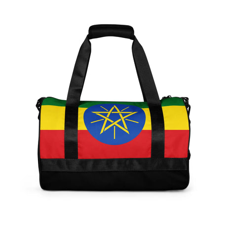 Sac de sport drapeau éthiopie polyester tissu robuste