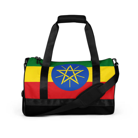 Sac de sport drapeau éthiopie polyester tissu robuste