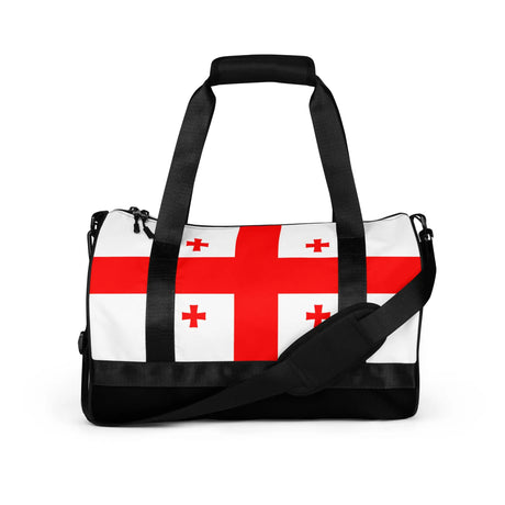 Sac de sport drapeau géorgie polyester tissu robuste