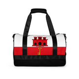 Sac de sport drapeau gibraltar en polyester tissu robuste
