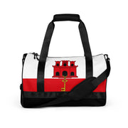 Sac de sport drapeau gibraltar en polyester tissu robuste