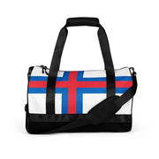 Sac de sport drapeau îles féroé en polyester robuste